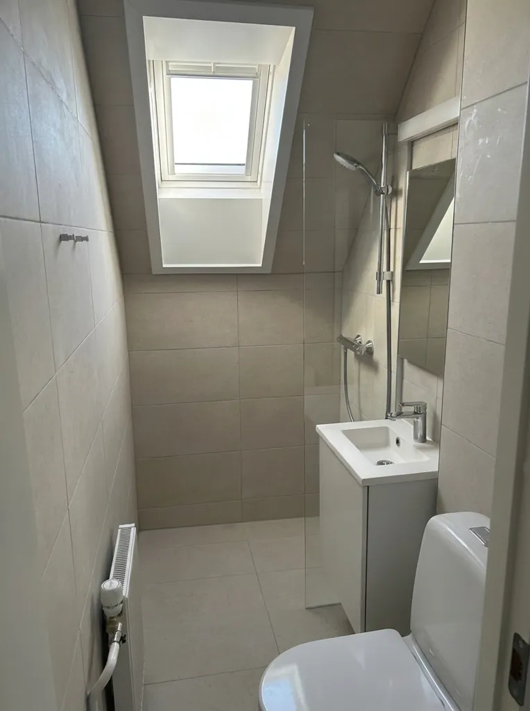 Bathrooms - 3-Room Apartment with Garden View in Næstved