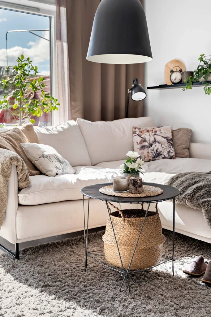 Séjour - Apartment with Balcony in Skellefteå