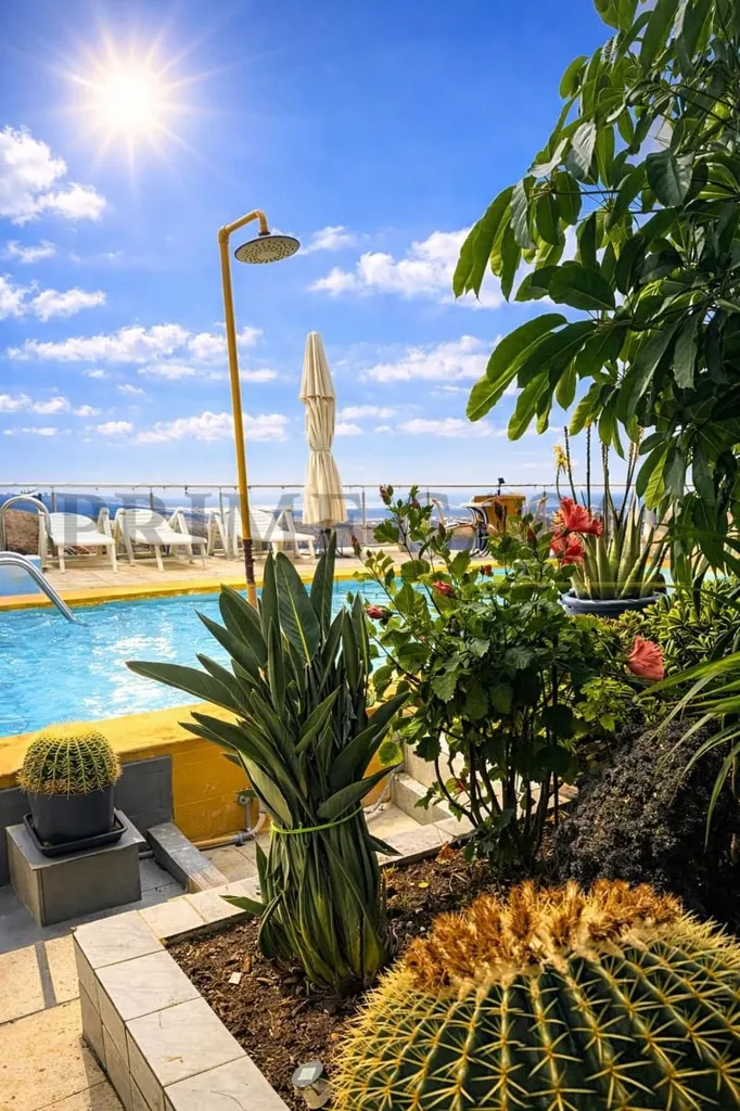 Piscine - Apartment with Sea View and Pool in Montaña la Data