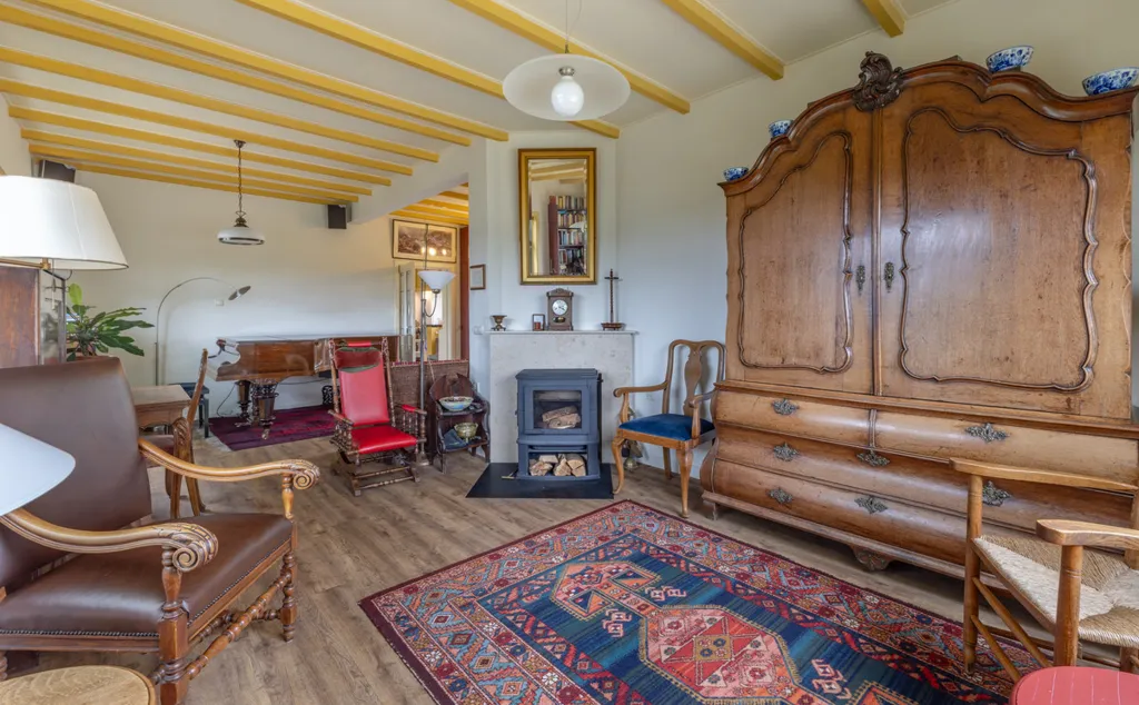 Living Room - Detached House with Garden in Oene