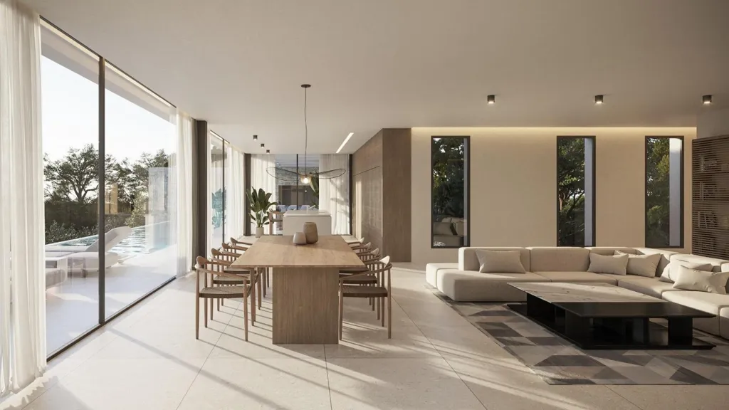 Söögituba - Contemporary Villa with Sea View in Moravit, Moraira