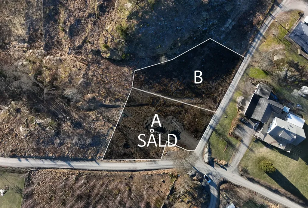 Õhuvaade - Freehold Plot with Nature View in Skårby