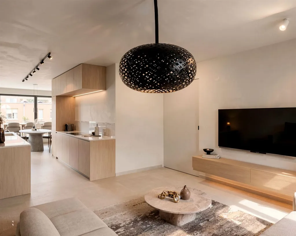 Living Room - Newly Built House with Garden in Borsbeek