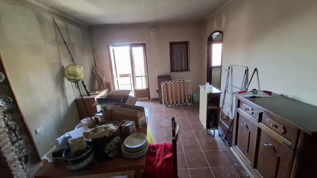 Dining Room - Restored Farmhouse with Mountain View, Rocca Canavese