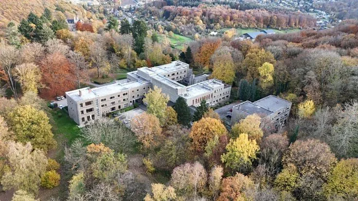 Vue aérienne - Maison au Calme à Profondeville