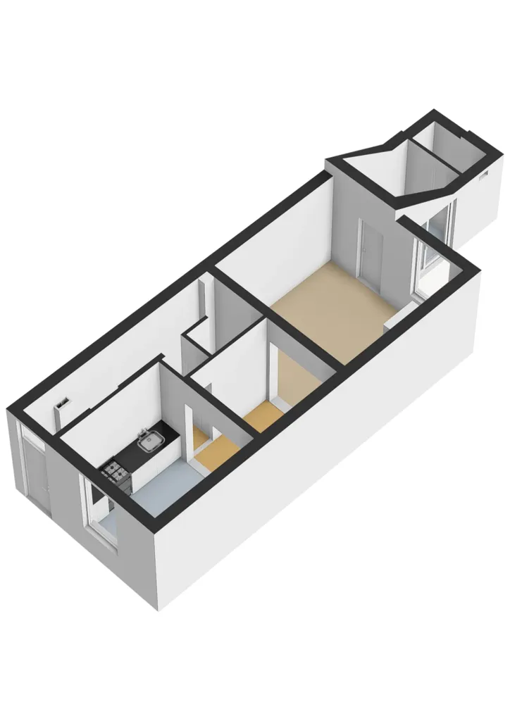 Plan - Maison 4 pièces à Utrecht