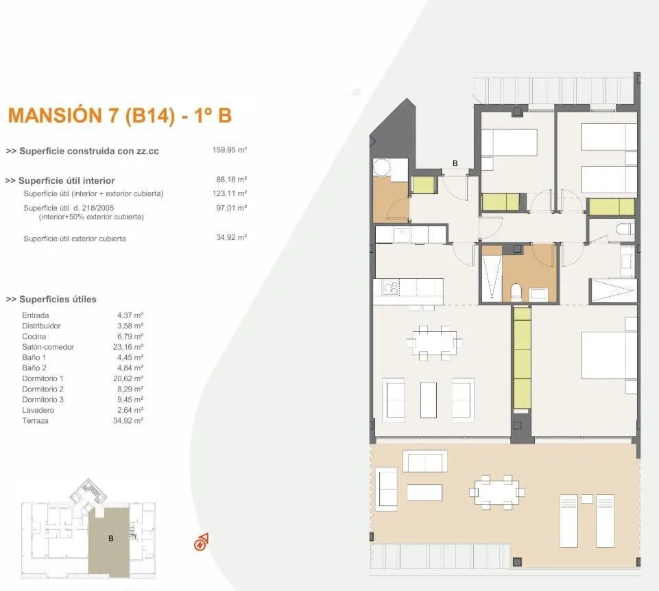 Plan - Apartment with Sea Views in Alcaidesa, Cadiz