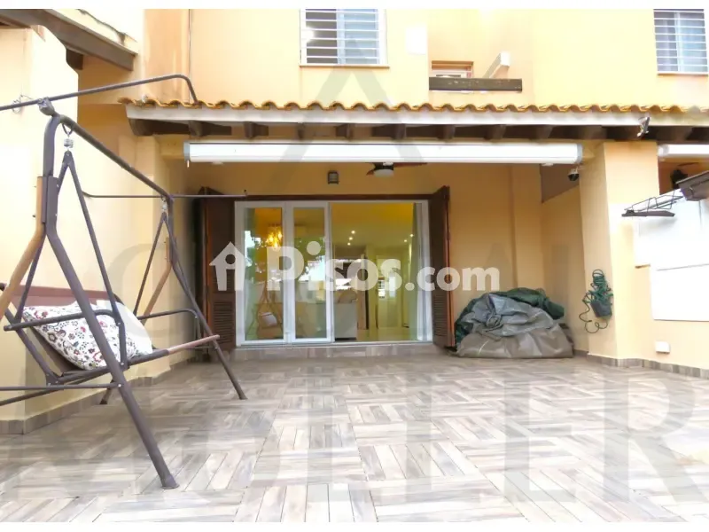 Terrasse - Semi-detached Chalet with Pool in Mar de Cristal