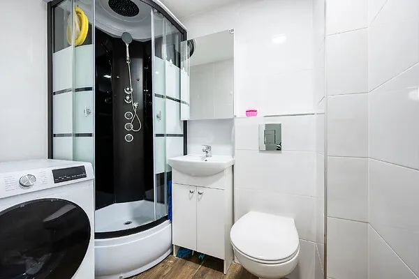 Salles de bain - Renovated Flat with Courtyard View in Mustamäe