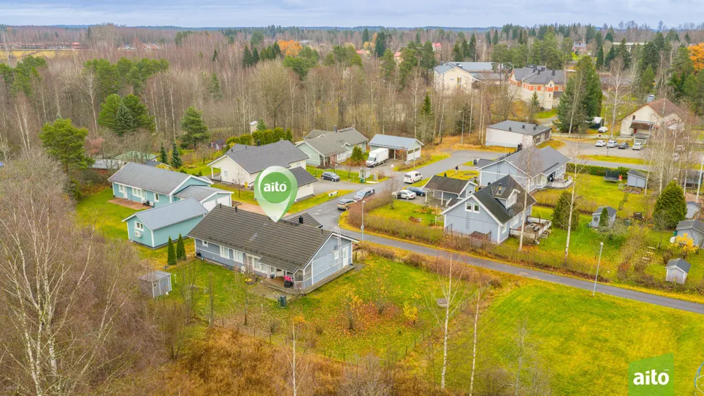 Vue aérienne - Energy-Efficient House with Sauna in Otava