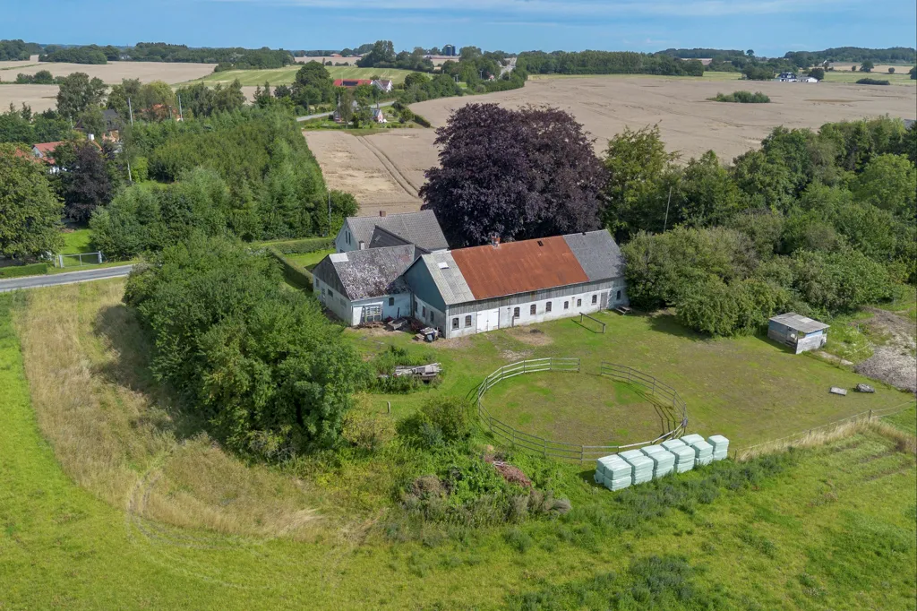 Vue aérienne - Maison 5 pièces à Kværndrup