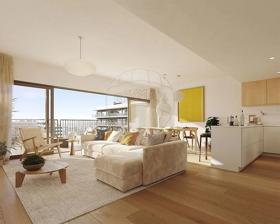 Séjour - New Luxury Flat with Balcony in Faro