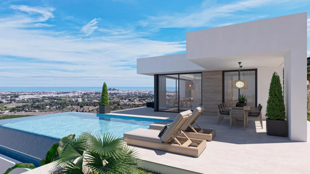 Pool - Modern Villa with Sea View in Dénia