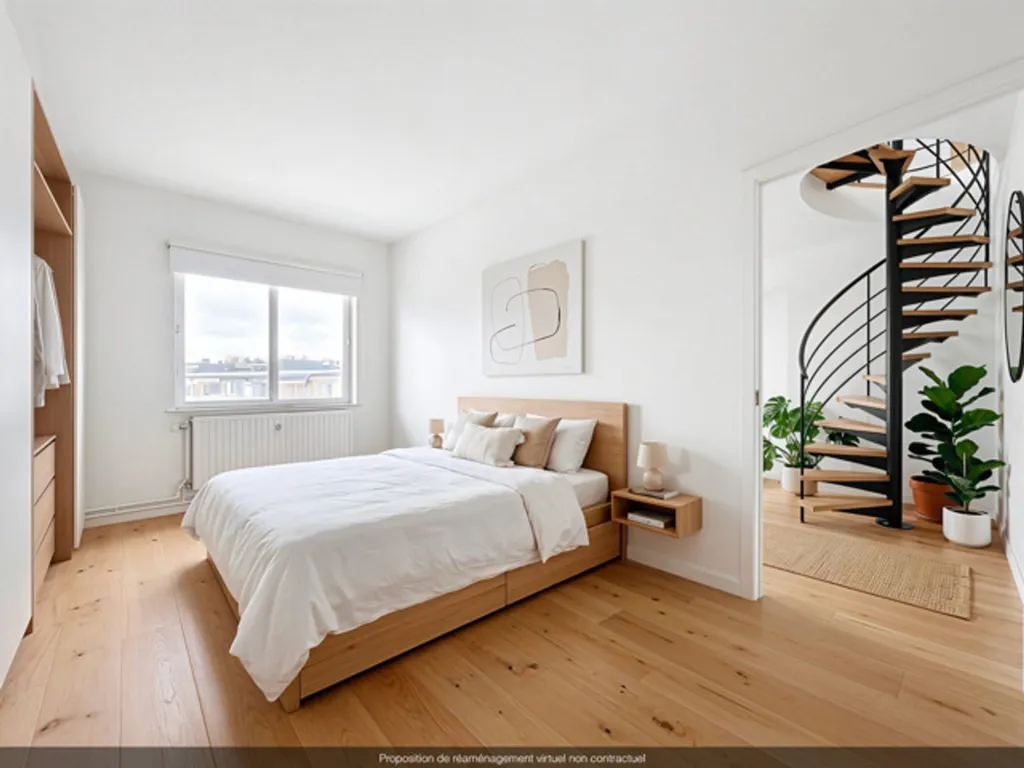 Bedrooms - Duplex and Studio with Terraces in Jette