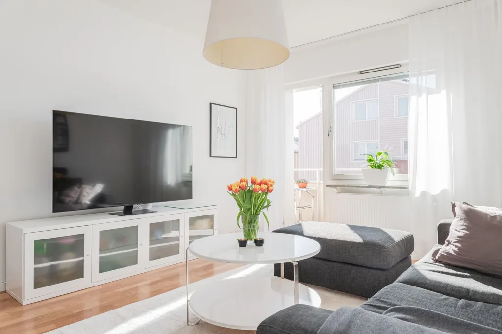 Séjour - Central Flat with Harbour View in Luleå