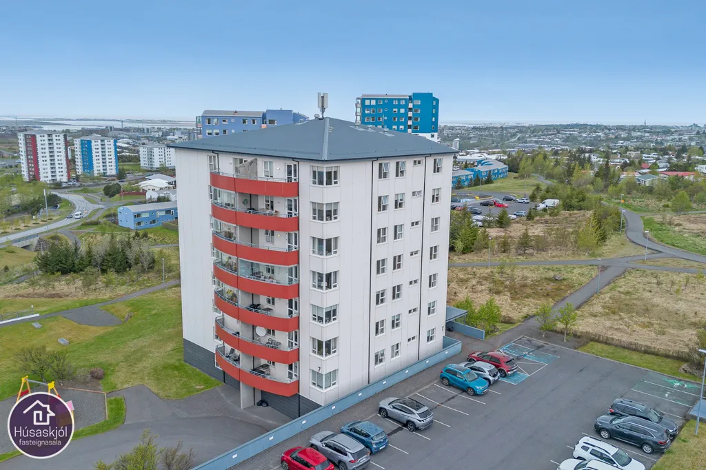 Vue aérienne - Apartment with Panoramic Views in Kopavogur