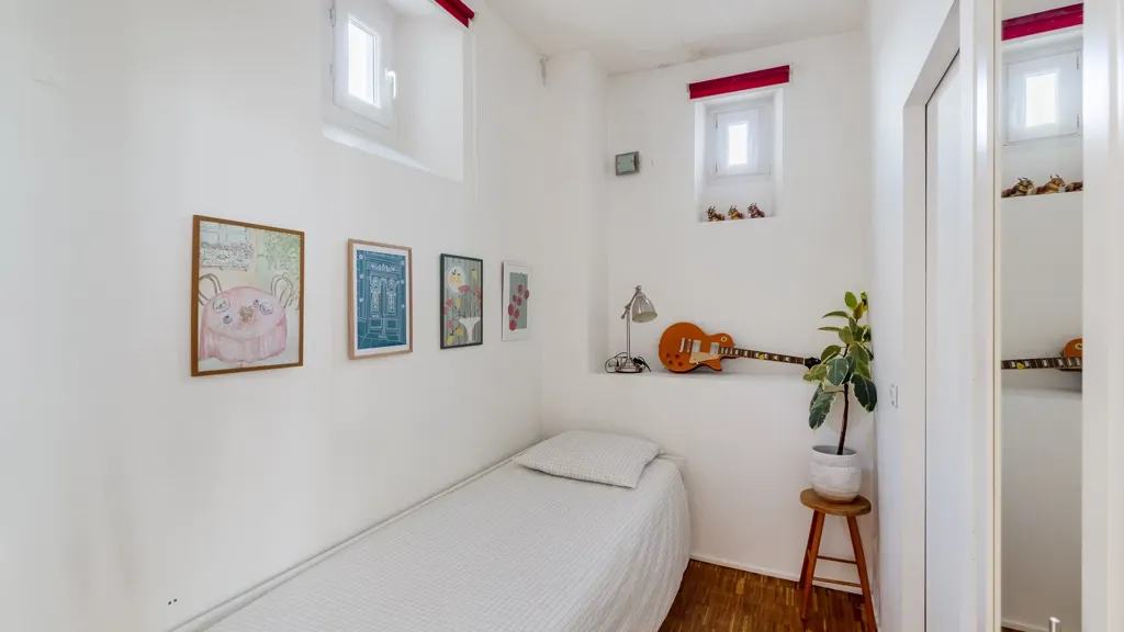 Bedrooms - Charming 4-Piece Parisian Flat with Courtyard View