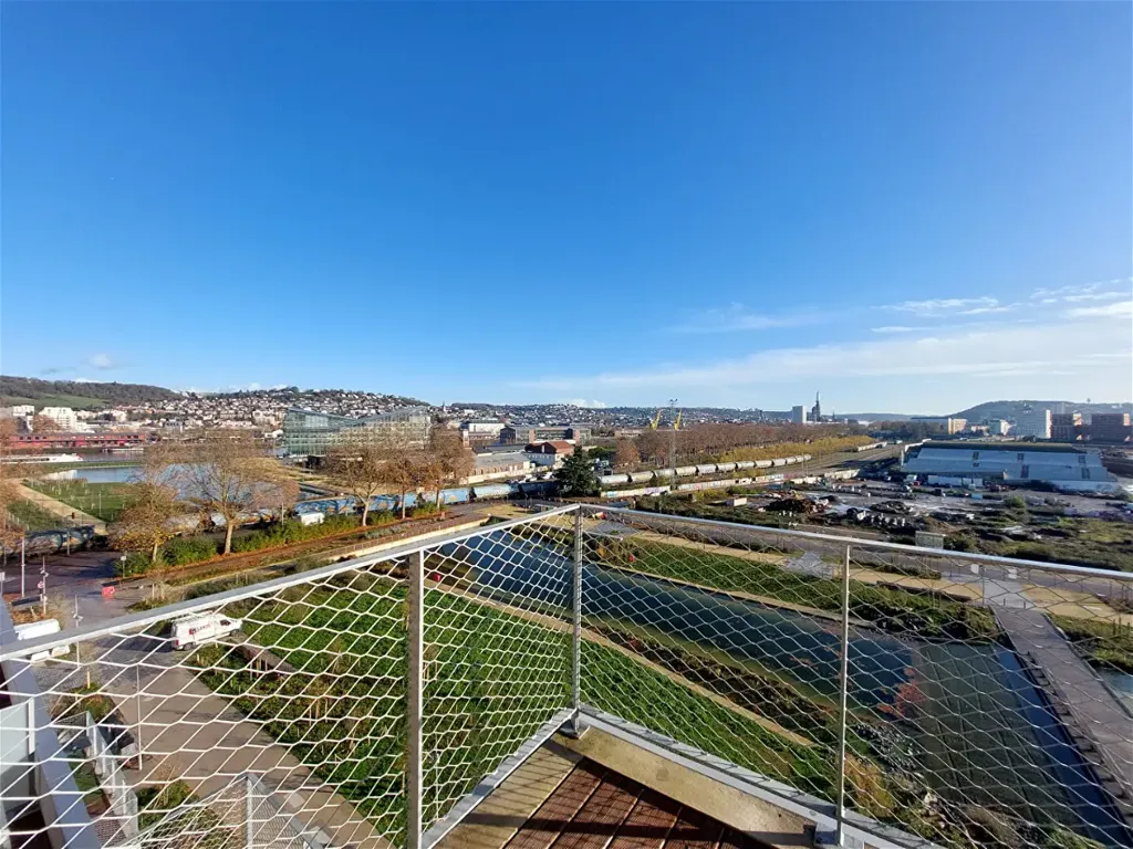 Balcon - Appartement Duplex avec Vue Seine à Rouen