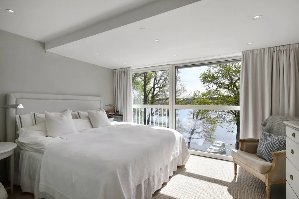 Camere da letto - Renovated Apartment with Sea View in Lidingö
