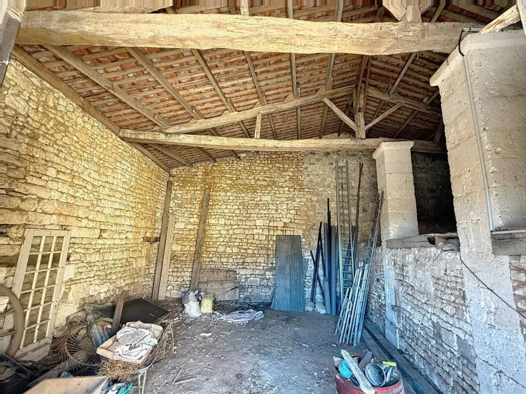 Toad - Restoration-Ready Barn in Soyaux Village