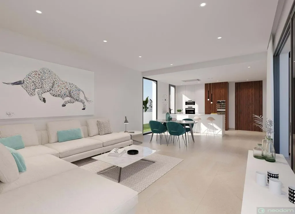 Living Room - New-Build Villa with Pool in Finestrat
