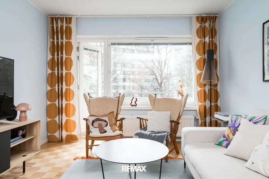 Séjour - Bright Apartment with Balcony in Central Lahti