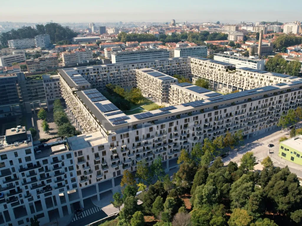 Vue aérienne - T3 Apartment with Parking in Porto