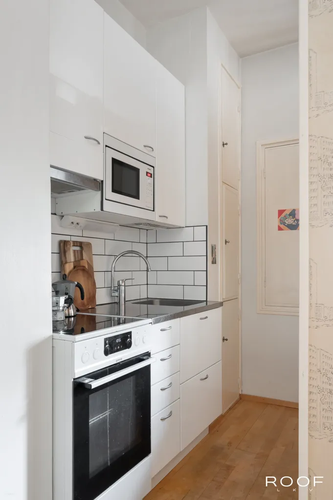 Köök - Historic Flat with Central Location in Kallio