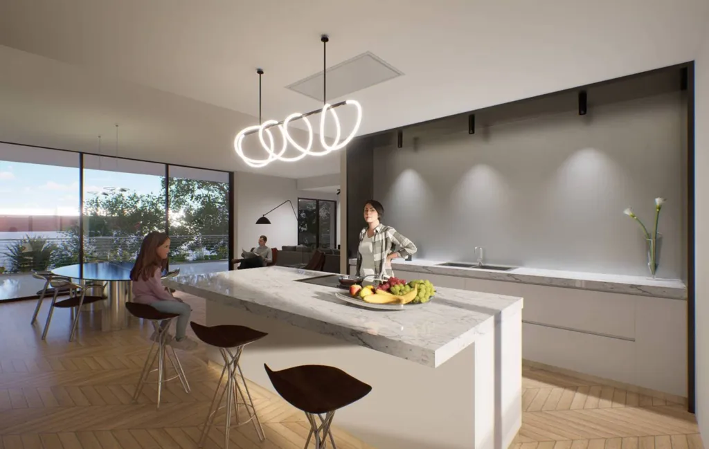 Kitchen - Luxury Flat with Terrace in Busto Arsizio