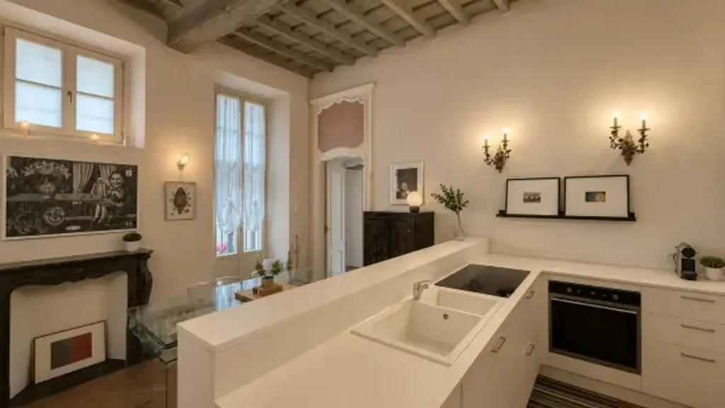 Cuisine - Charm Apartment with Historic Features in Turin