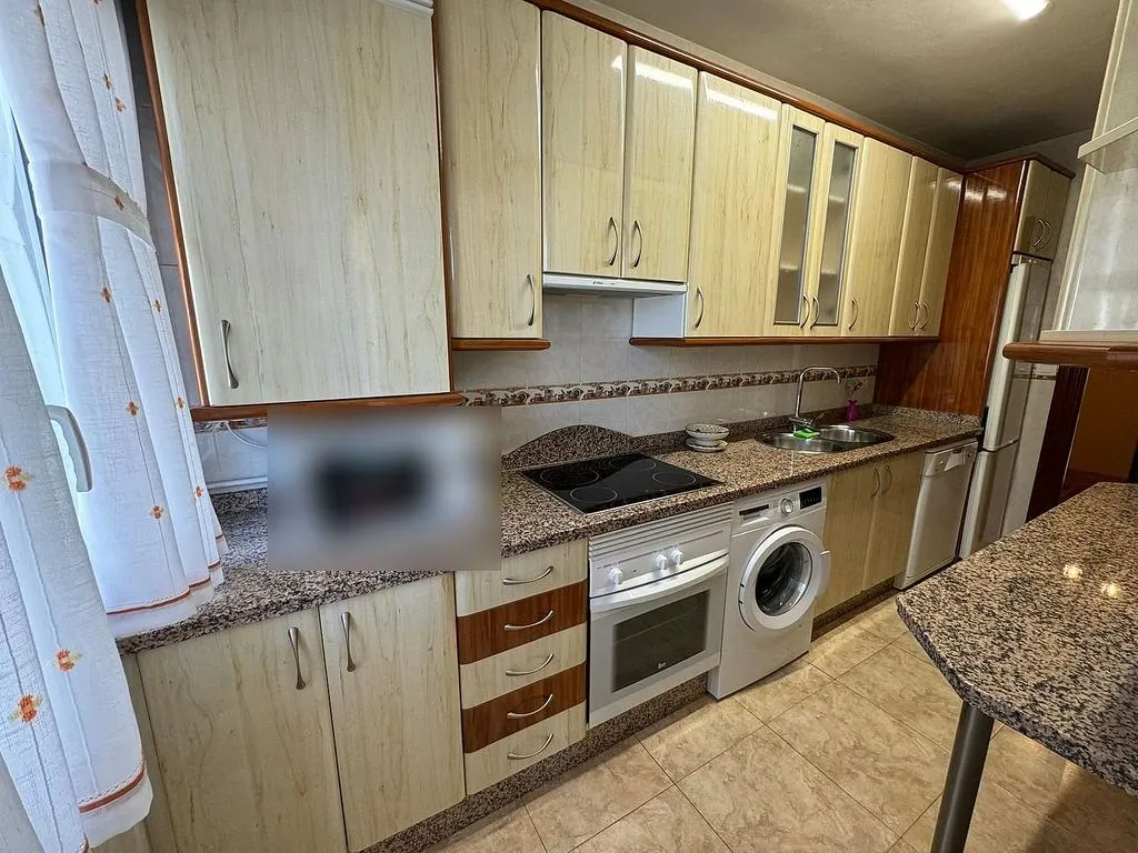 Köök - Reformed Flat with Balcony in Béjar