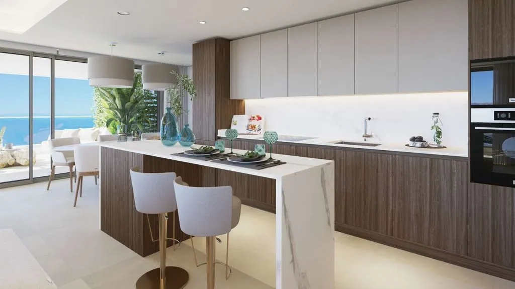 Cuisine - Luxury Beachfront Flat with Gym in Málaga