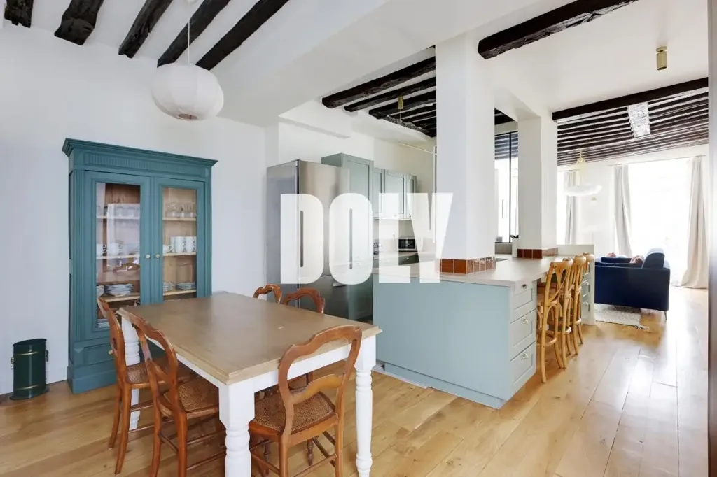 Söögituba - Refurbished Parisian Flat with East View