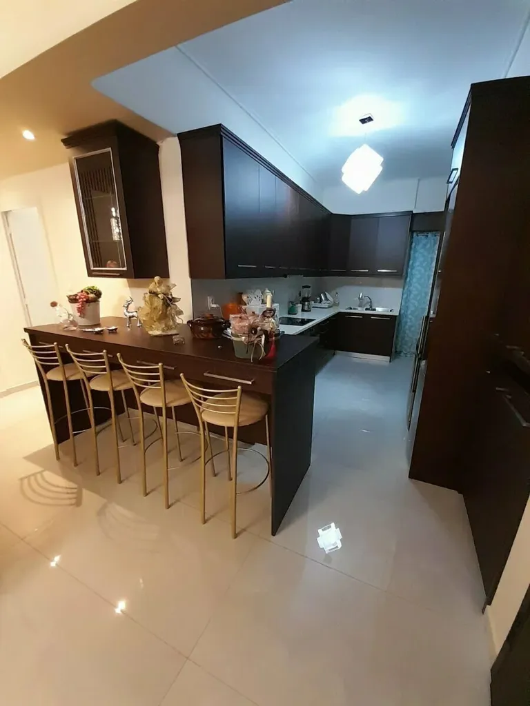 Cuisine - Renovated Flat with Balconies in Kallithea