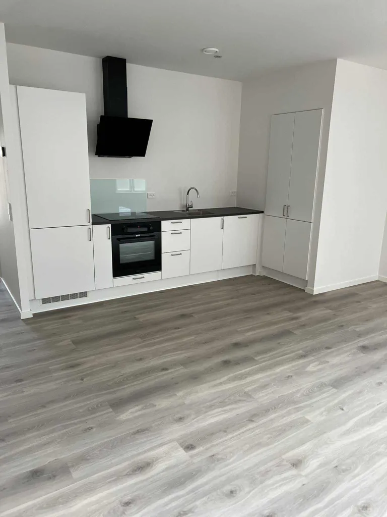 Köök - Renovated Flat with Terrace in Gågaden