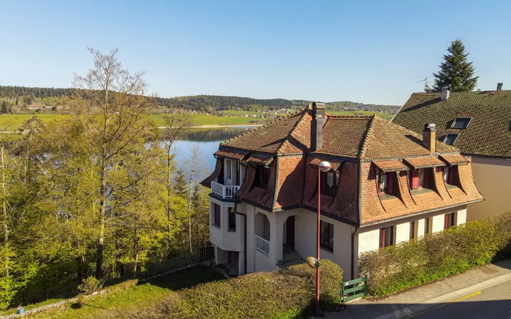 Õhuvaade - 1930s House with Lake View in Malbuisson