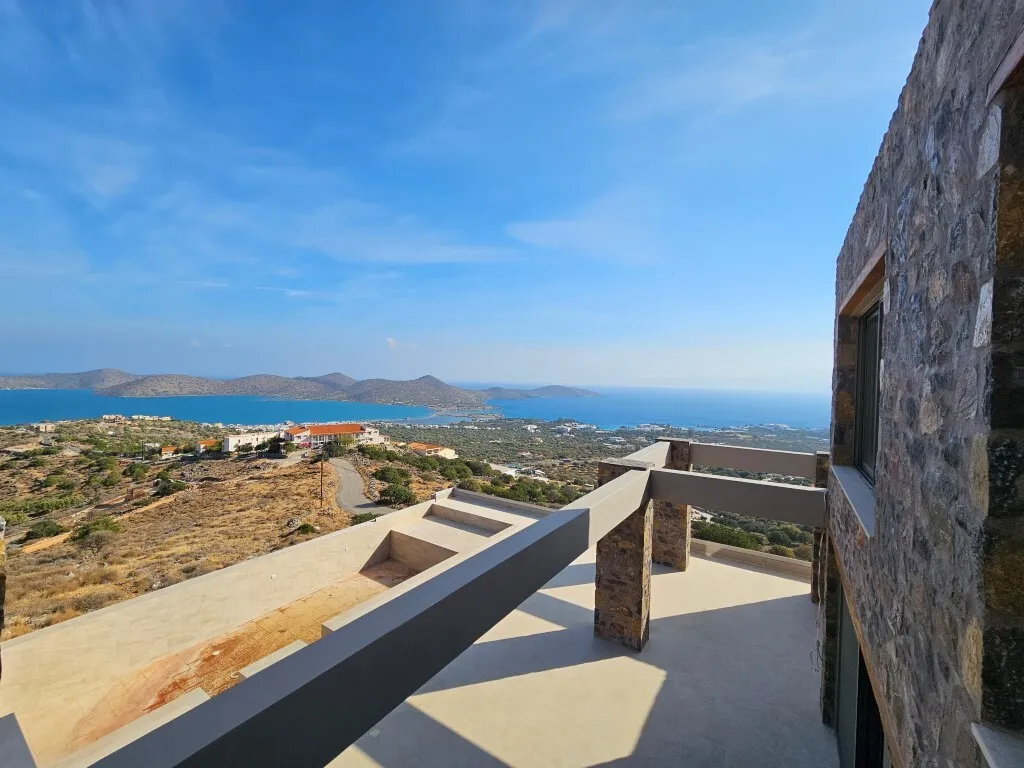 Terrasse - Villa with Sea View in Crete