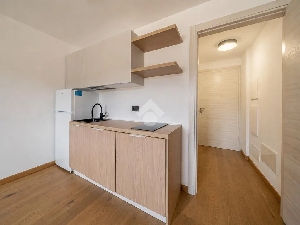 Cucina - Modernised Studio with Panoramic View in Bosco Chiesanuova