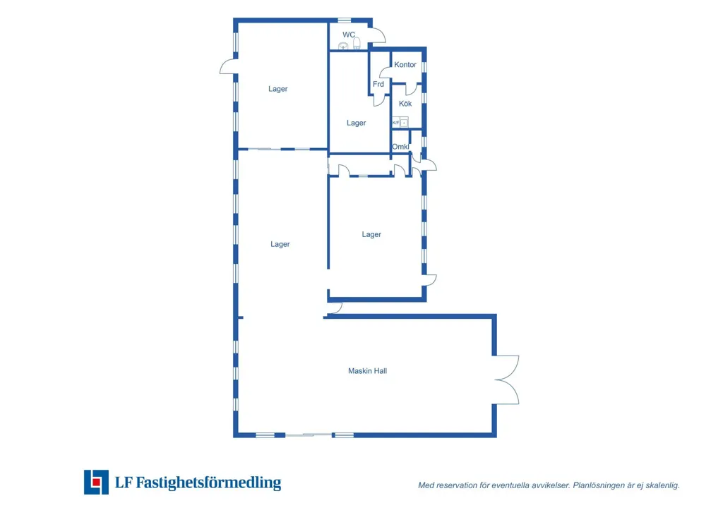 Plan - Farm with Workshop and Land in Sjöbo, Skåne