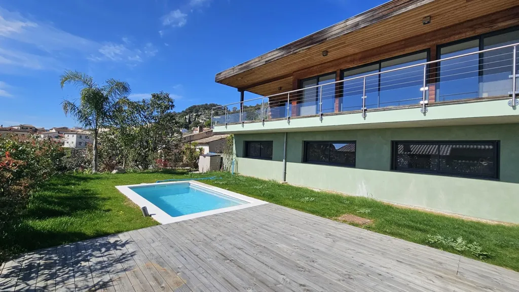 Pool - Contemporary House with Hill Views in La Colle-sur-Loup
