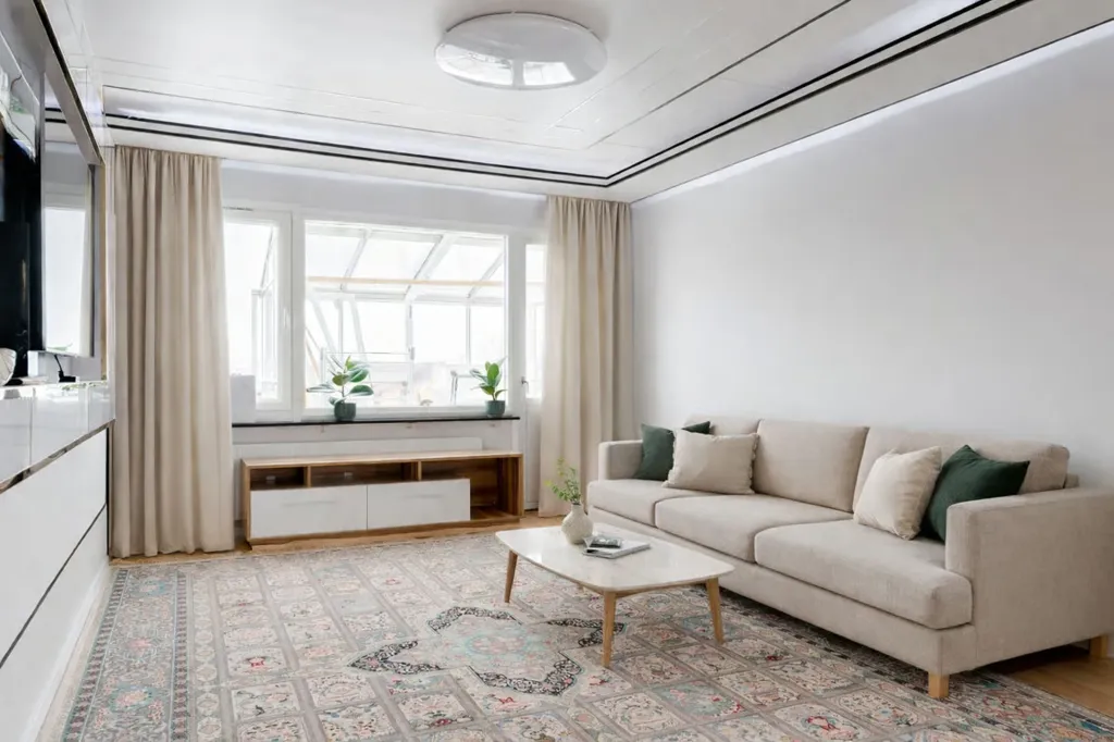 Elutuba - Four-Room Apartment with Double Balconies in Bjuv
