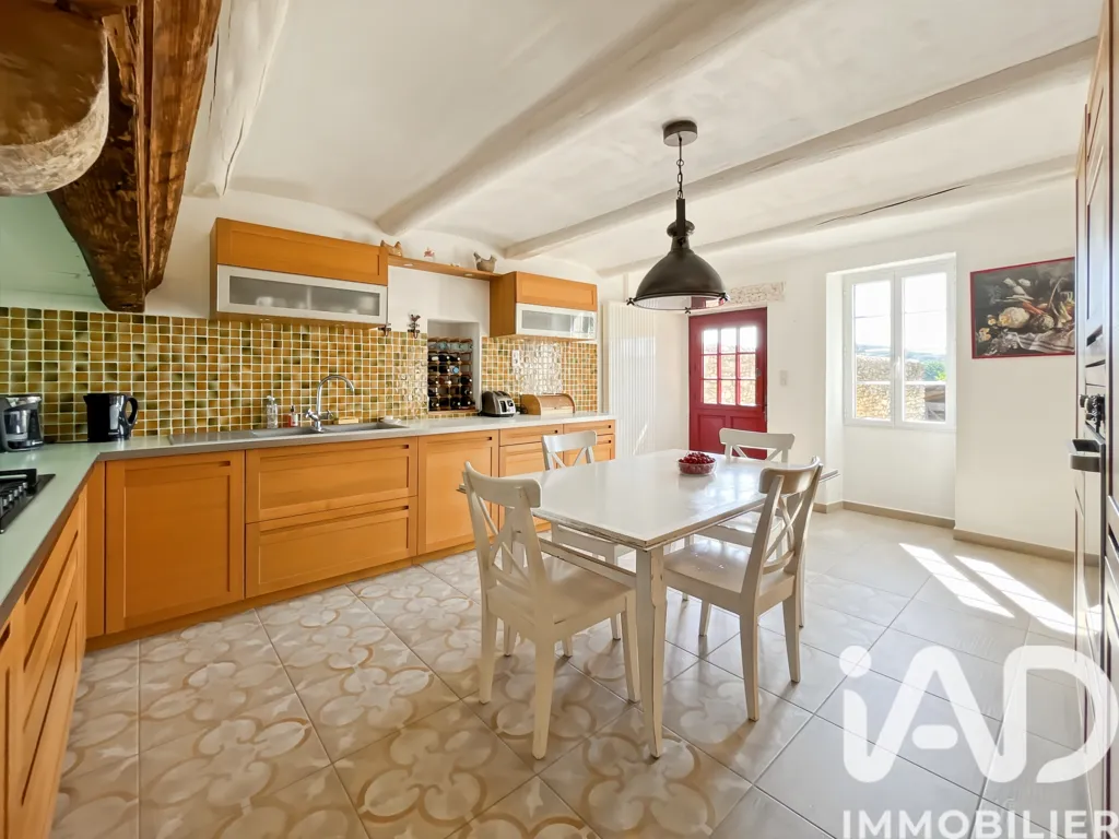 Cucina - Rustic Stone Mas with Garden in Goudargues