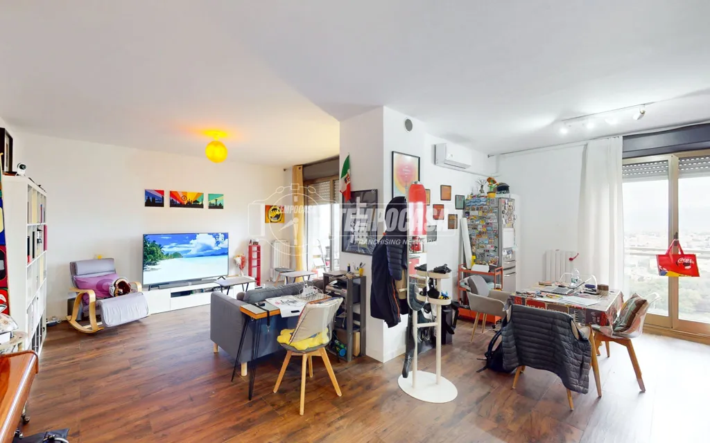 Soggiorno - Duplex ristrutturato con vista panoramica a Genova