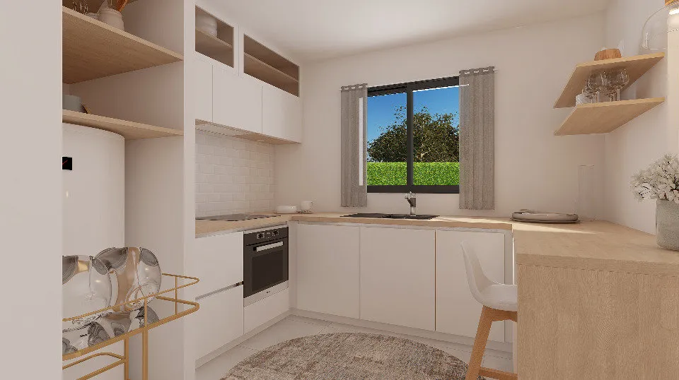 New Build House with Garden in Messon