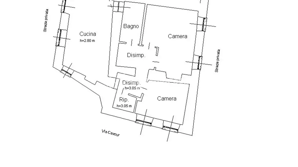Plaan - Rustic Villa with Garden in Maglione