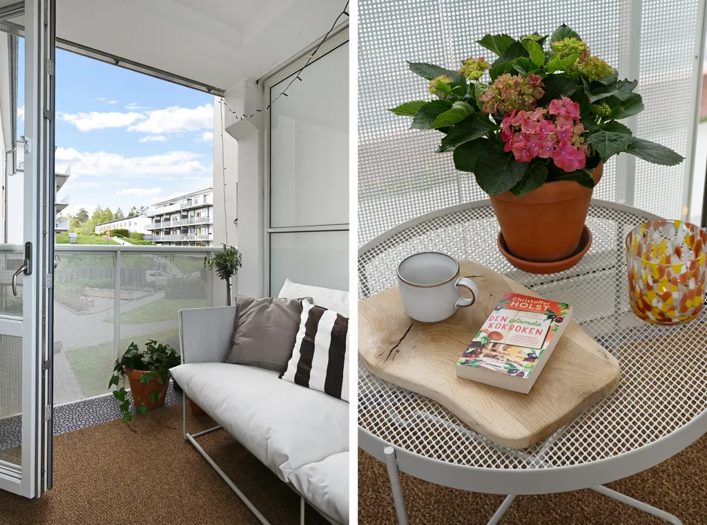 Balcon - Modern Flat with Balcony in Ekerö
