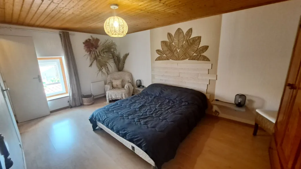 Camere da letto - Charming Stone House with Pool in Mervent