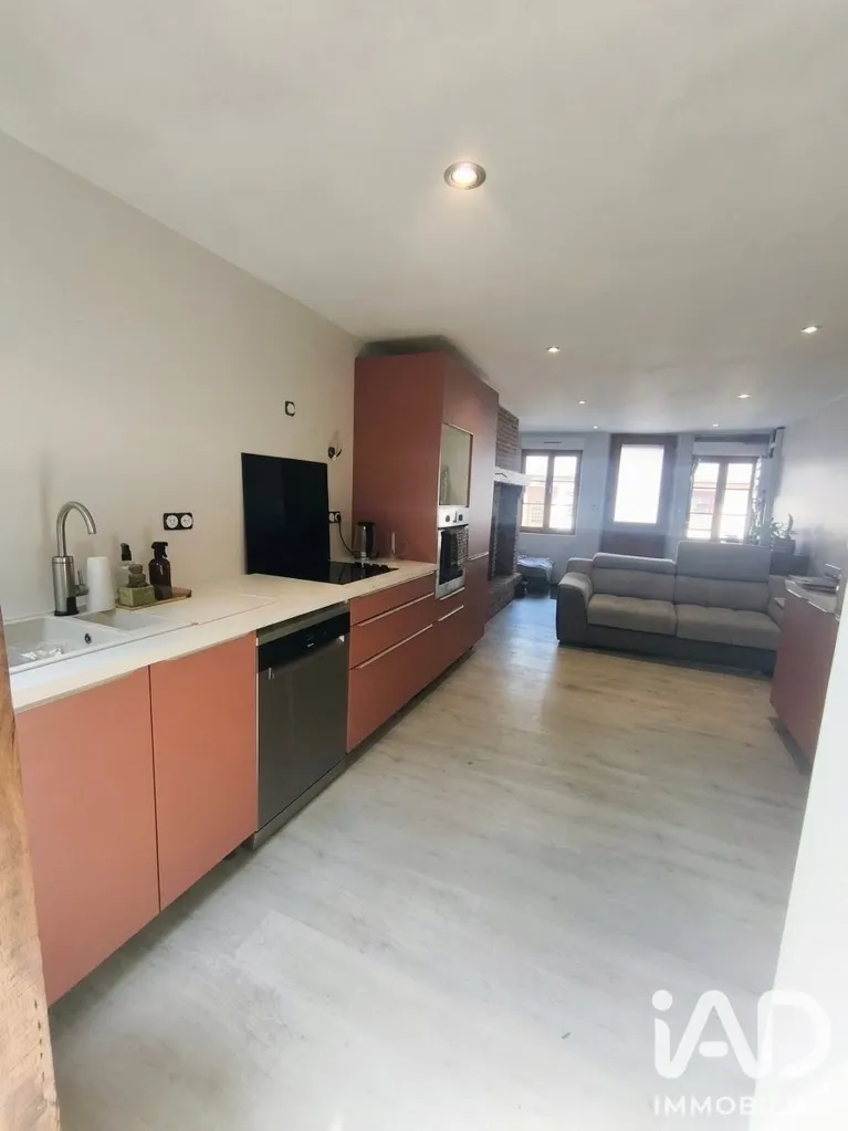 Cuisine - Maison de Ville Rénovée avec Jardin à Aumale