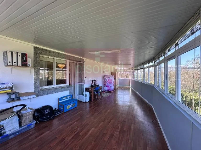 Terrace - Chalet with Three Apartments near Lugo