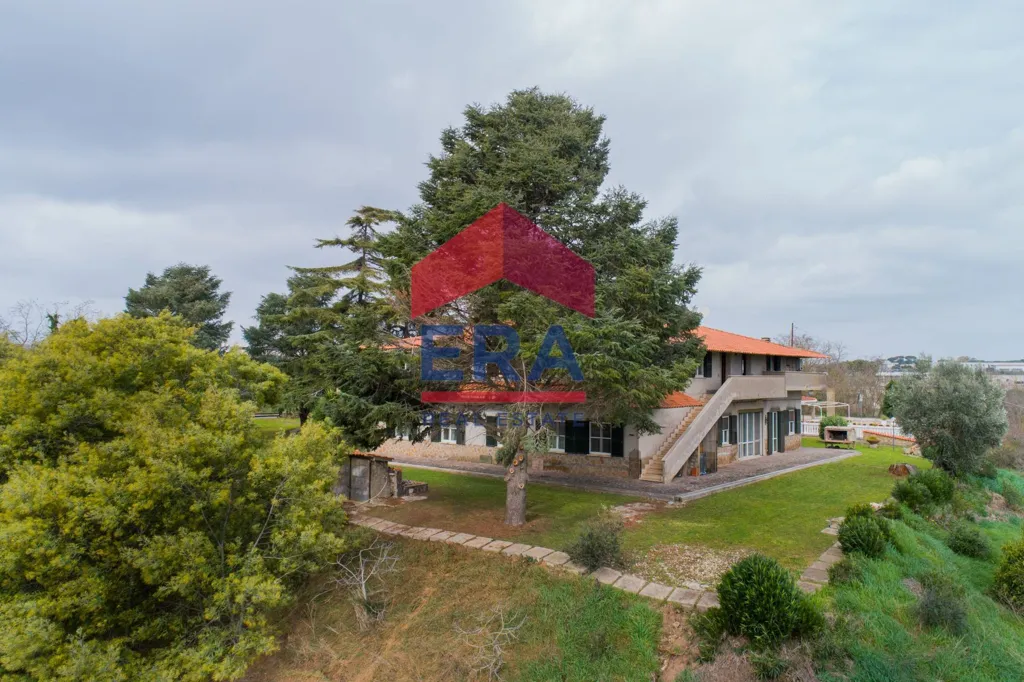 Vue aérienne - Villa with 4.5-Hectare Park in Ardea